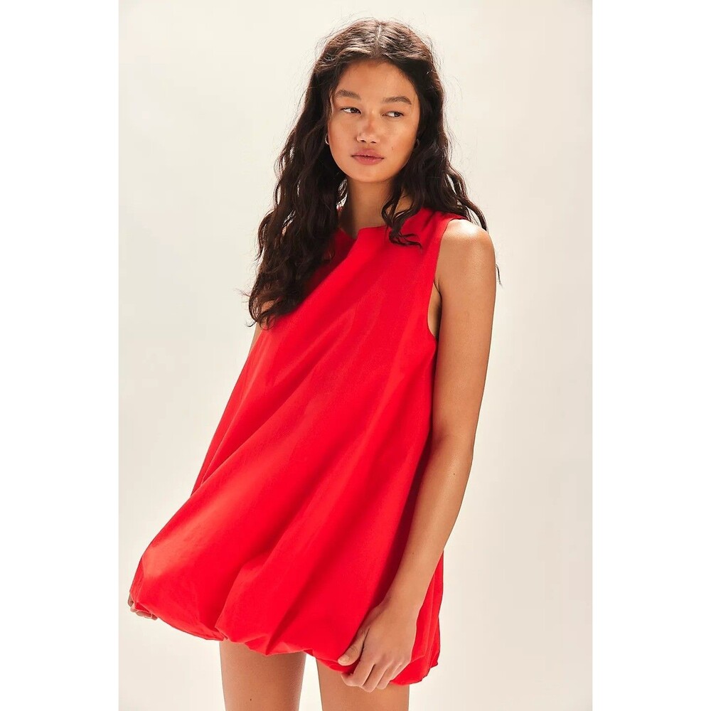 Free People Free-est Struttin' Bubble Mini Dress Sleeveless Cotton XL 290917